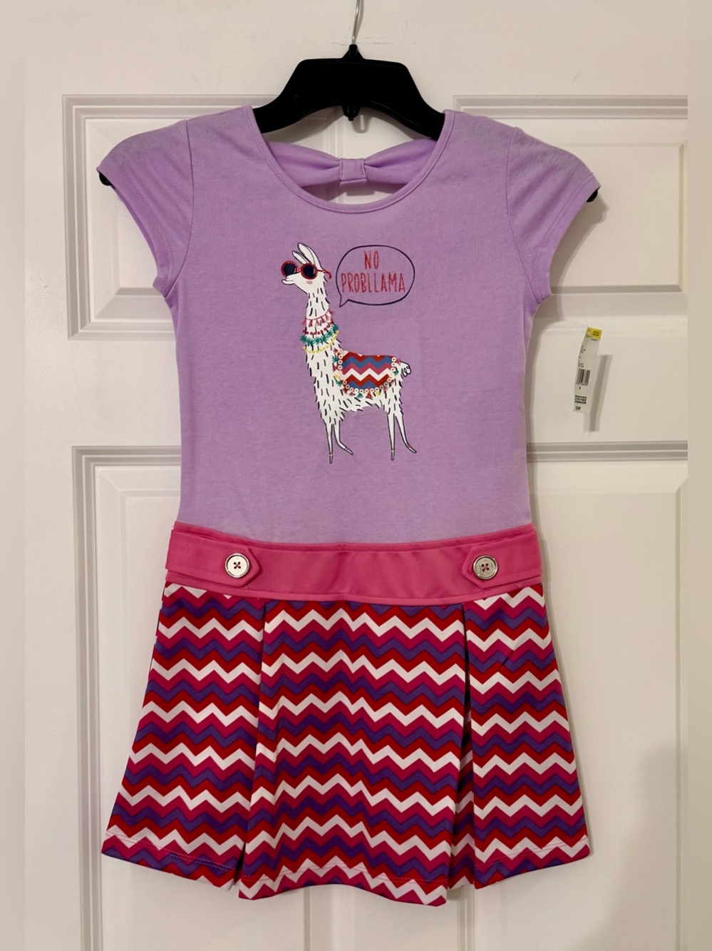JuviGirls (Sears) Girls’ Dress, Size 10, with an Adorable Llama Design. Perfect